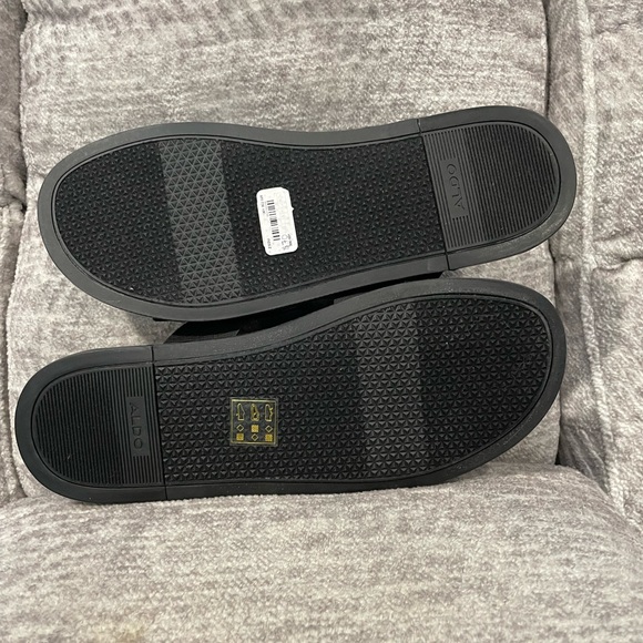 Men’s ALDO ZIEDU Black Crisscross Slides, Size 9….NEW! - Picture 5 of 10